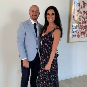 Dress the Population Sunny Embroidered Maxi Dress S